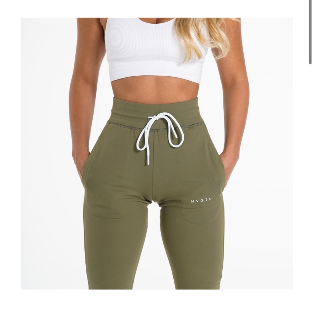 NVGTN olive joggers